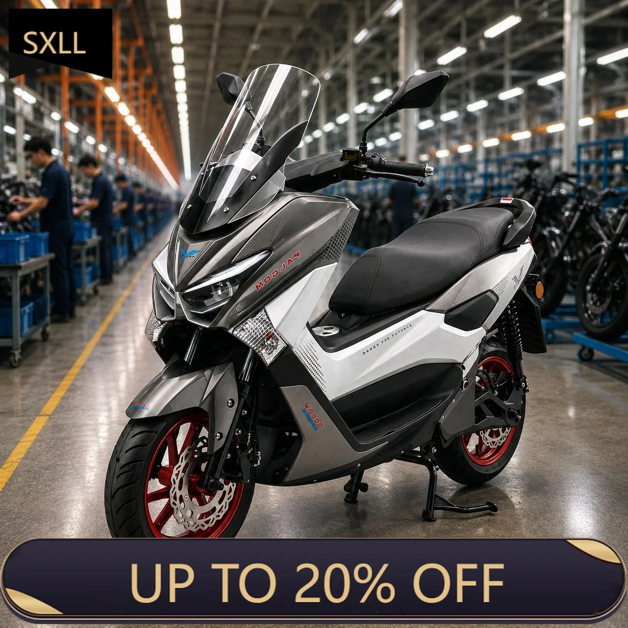 SXLL Affordable 2000W 60V Electric Motorcycle Adult Factory Direct High Speed Electric Motorcycle