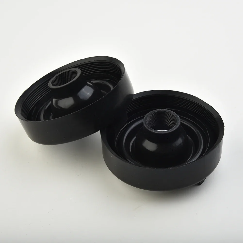 2Pcs Car Headlight Dust Cover Cap 80MM Soft Rubber For LED HID Xenon Lamps Cut Off The Hole To Be Little Biger.