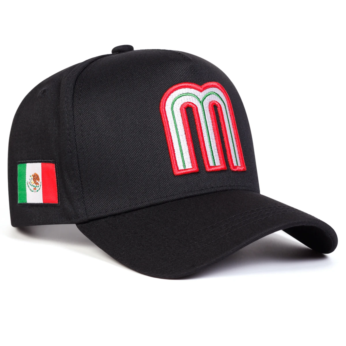 ユニセックス M 文字刺繍野球帽春と秋の屋外調節可能なカジュアル帽子日焼け止め帽子スポーツキャップ