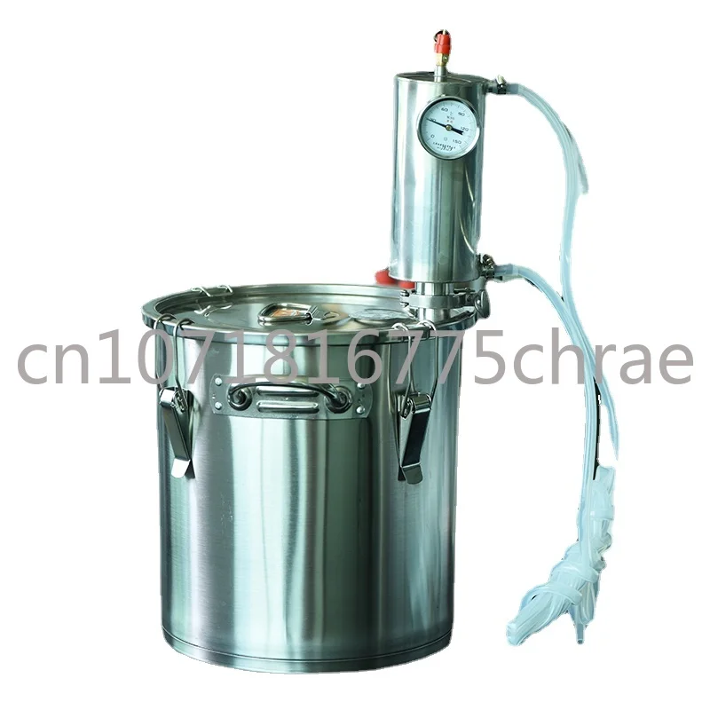 Pure Dew Essential Oil Extraction Distillator Red Copper Household Equipment Small Brewing Machine Distilled Water Water Maker