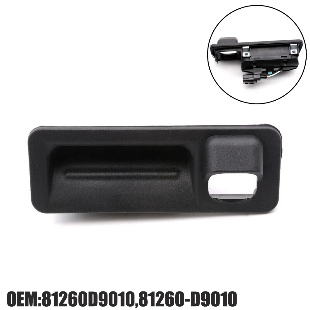 Trunk Lid Lock Tailgate Handle Tailgate Open Button Tailgate 81260D9010 For Kia Sportage 2017-2019 For Pack Sport Utility 4-Door