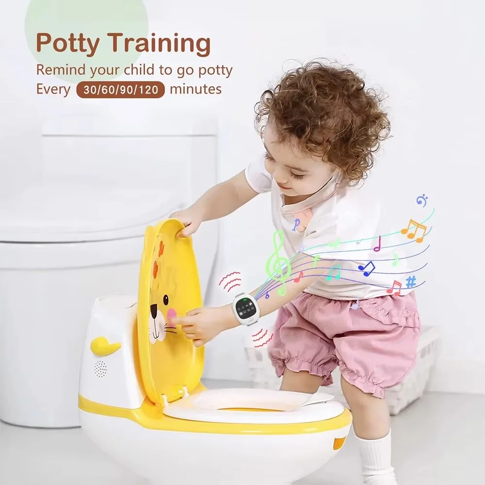 40M Wireless Bedwetting Alarm Adults Elder Potty Training Sensor Enuresis Bedwetting Alarm with Wristband for Kids Elder Care