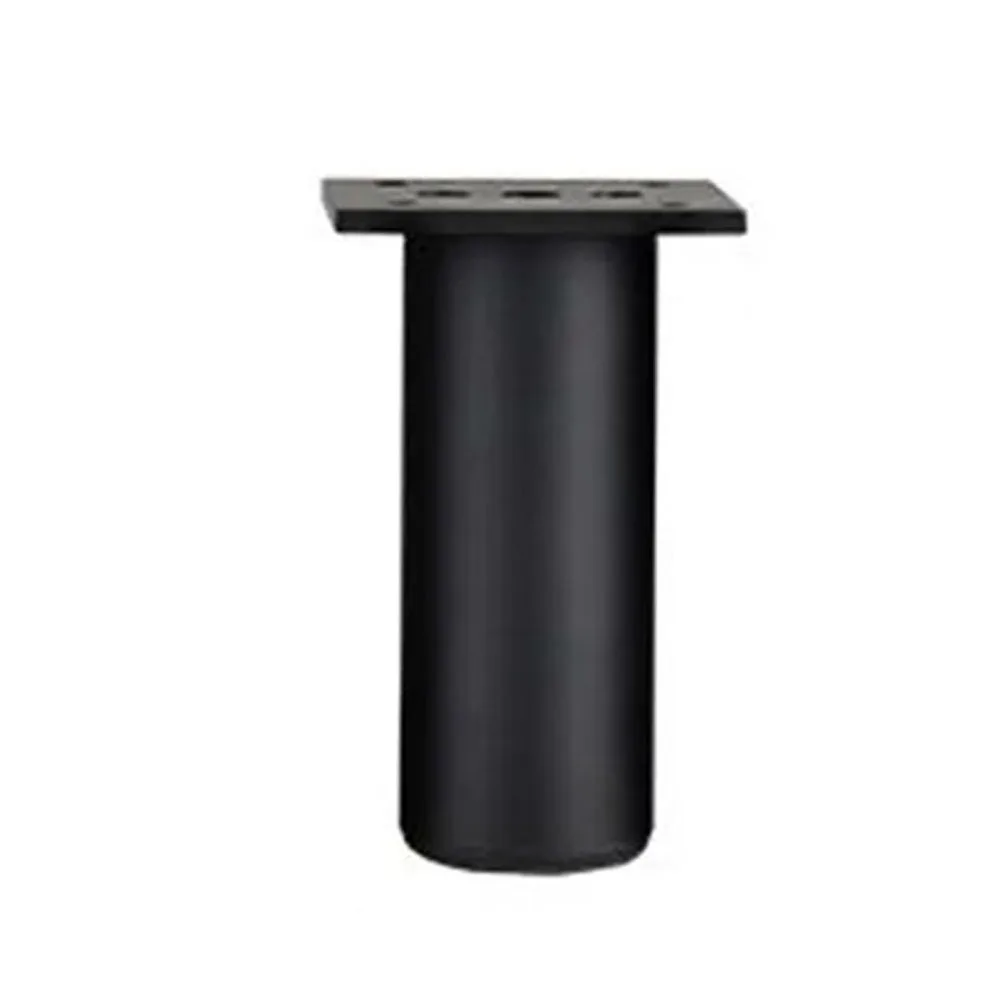 Cabinet Support Metal Legs Adjustable Legs Furniture Metal Safe Stools Cabinet Aluminum Alloy Black Chairs Feet For Sofa Beds