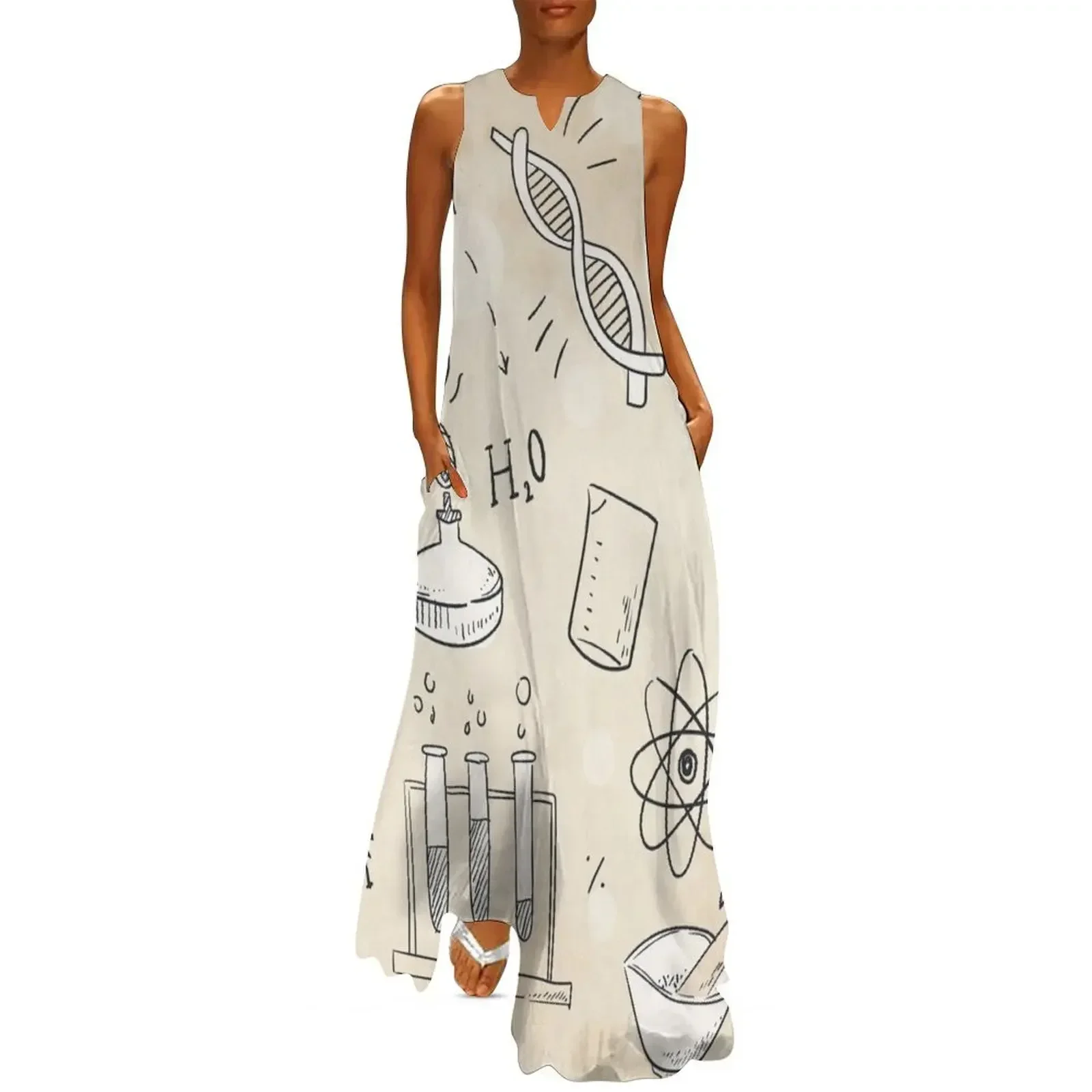 

Vintage Amazing Science Long Dress Cocktail of dresses Prom gown women's fashion dresses Dress