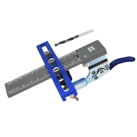 Adjustable Cabinet Hardware Jig Woodworking Tools Self Centering Handle Punch Locator Drill Guide Template For Knobs/Handles