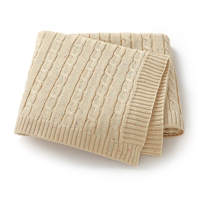 

Детское одеяло, вязаное пеленание для малышей, накидка для коляски, супер мягкое модное однотонное теплое постельное белье для новорожденных девочек, одеяло 100*80 см