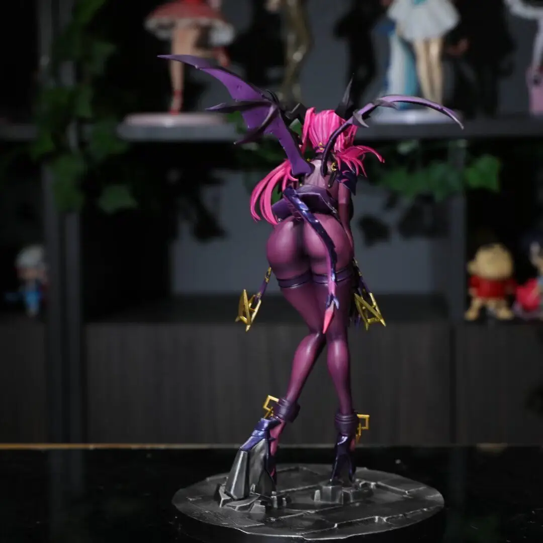 Dragonknight Clytie Anime Q-Version 24cm Kawaii PVC Action Figure Model Statue Desk Decoration Collectible Toy Chassis Ornament