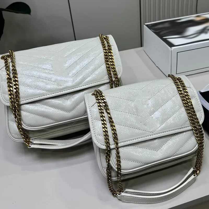 

7A Designer Fashion Luxury Womens Niki Mailman Bag Crossbody Lambskin Shoulder Bag Crossbody Handbag High Quality Women Bags