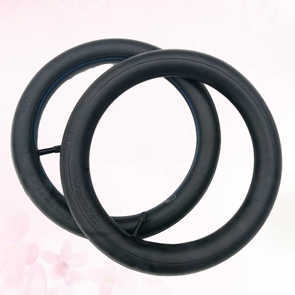 

2Pcs Kids Bike Inner Tube Durable Acid Resistant Sturdy Replacement Valve Repair Tool Practical Accessories for Children Bicycle