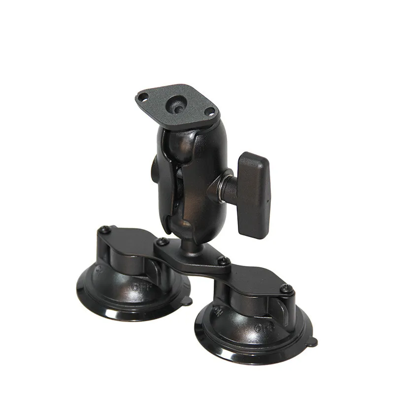 Twist-Lock Dual Suction Mount with Quick Release Adapter with Diamond Plate with C Size 1.5