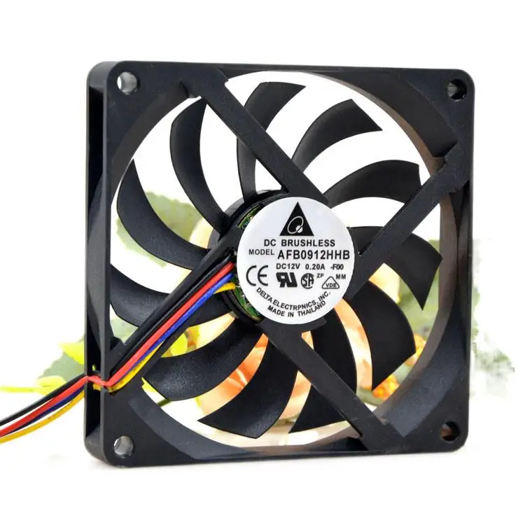 

Delta 9cm 12V 0.45a 9015 Afb0912hhb Computer Morboard Speed Control Water-Cooled Ultra-Thin Fan