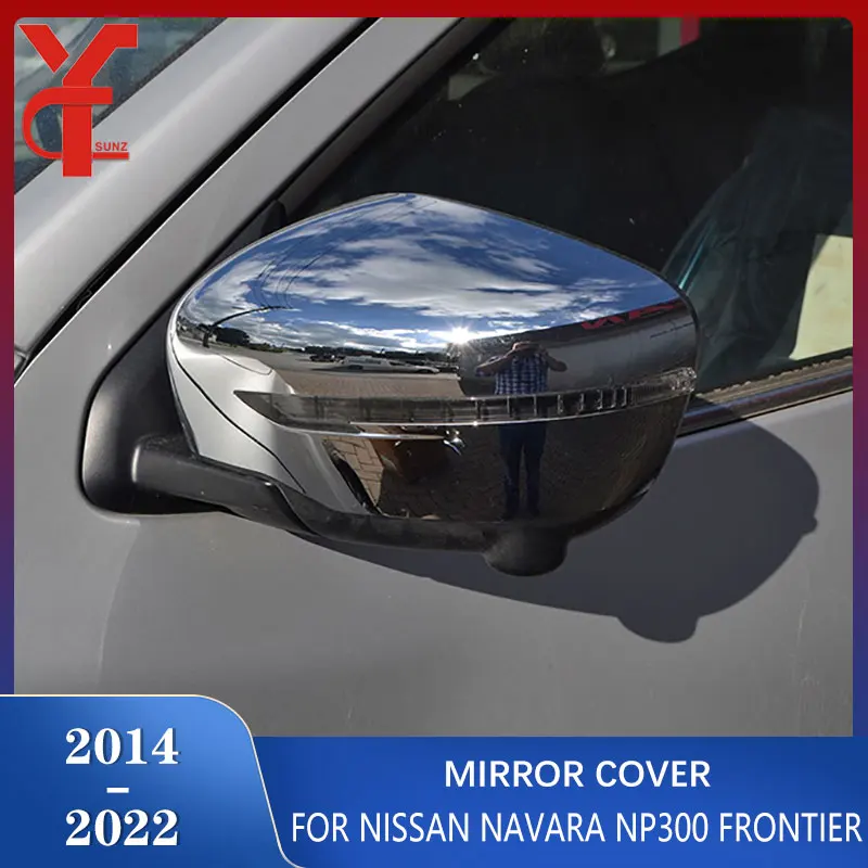 Car Side Door Mirror Cover For Nissan Navara NP300 Frontier 4WD 2014 2015 2016 2017 2018 2019 2020 2021 2022 Accessories YCSUNZ