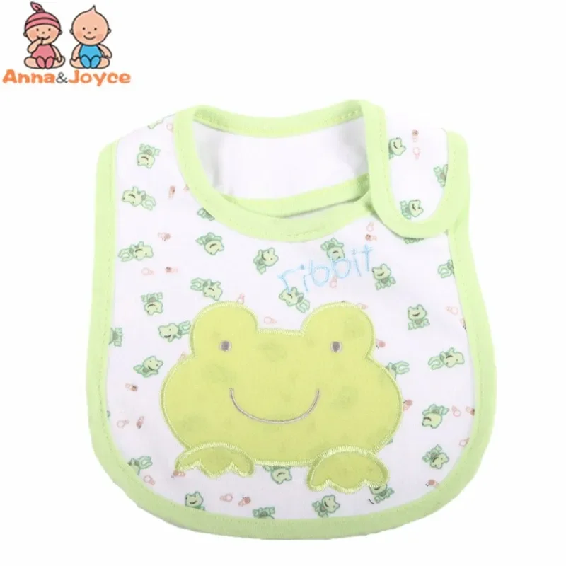 15pc/Lot Baby Saliva Towel Cotton Thick Dark Buckle Bibs Newborn Supplies Waterproof