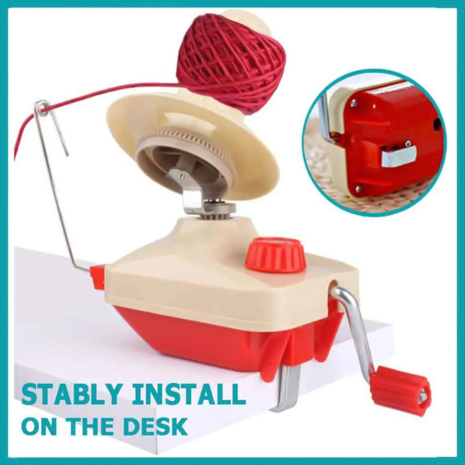 Portable Thread Ball Winder Manual Knitting Roll String Sewing Accessories For Household Use Швейные Принадлежности