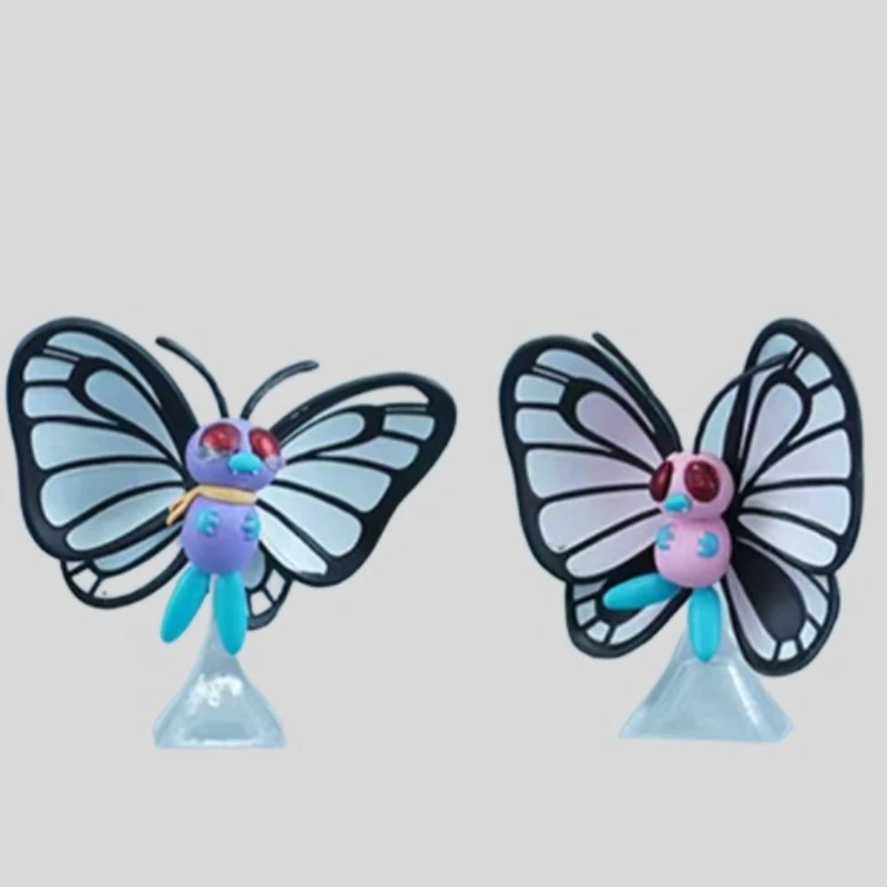 Pokemon Butterfree Model Anime Karakter Figuur Cartoon Desktop Decoratie Ornamenten Kinderspeelgoed Standbeeld Kerstcadeau