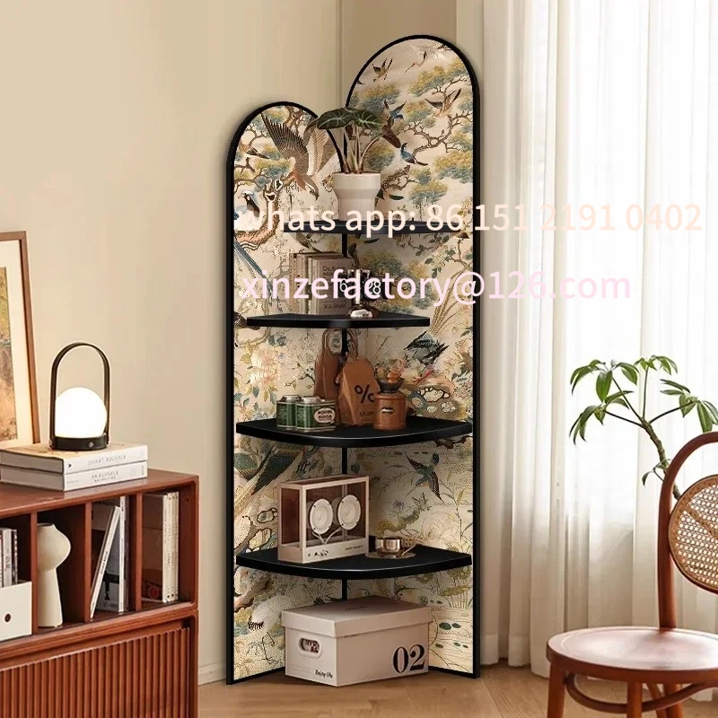 

Customizable hot sale Hundred Birds Living Corner Cabinet Painting Floor Locker Painting