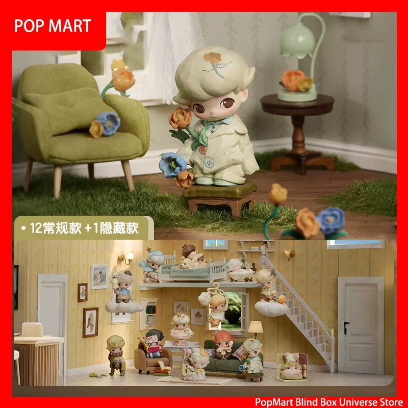

POPMART Genuine Dimoo The Missing Day Series Thursday Blind Box Action Figure Guess Desktop Decoration Cute Model Gift Girl Toy