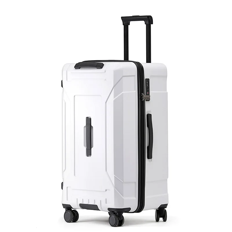 Grande Capacidade Senha Bagagem Carry-On Freio Amortecimento Pull Rod Trolley, Mala Esportiva, Engrossado Bagagem de Viagem, Japão