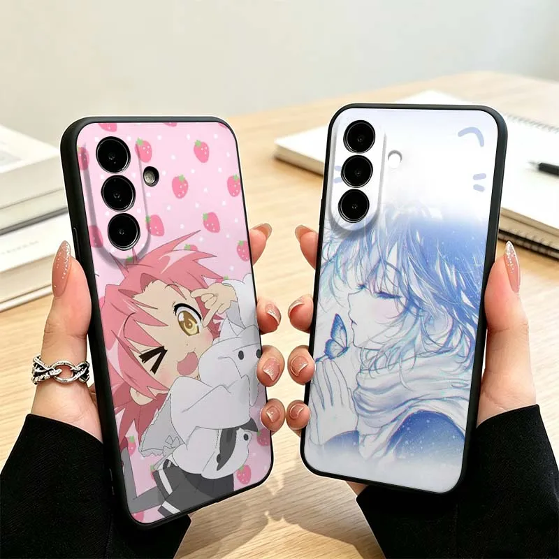 Cute Anime Girl Cover For Samsung Galaxy A73 A71 A56 A55 A54 A53 A52 A50 A40 A37 A36 A35 A32 A31 Phone Case
