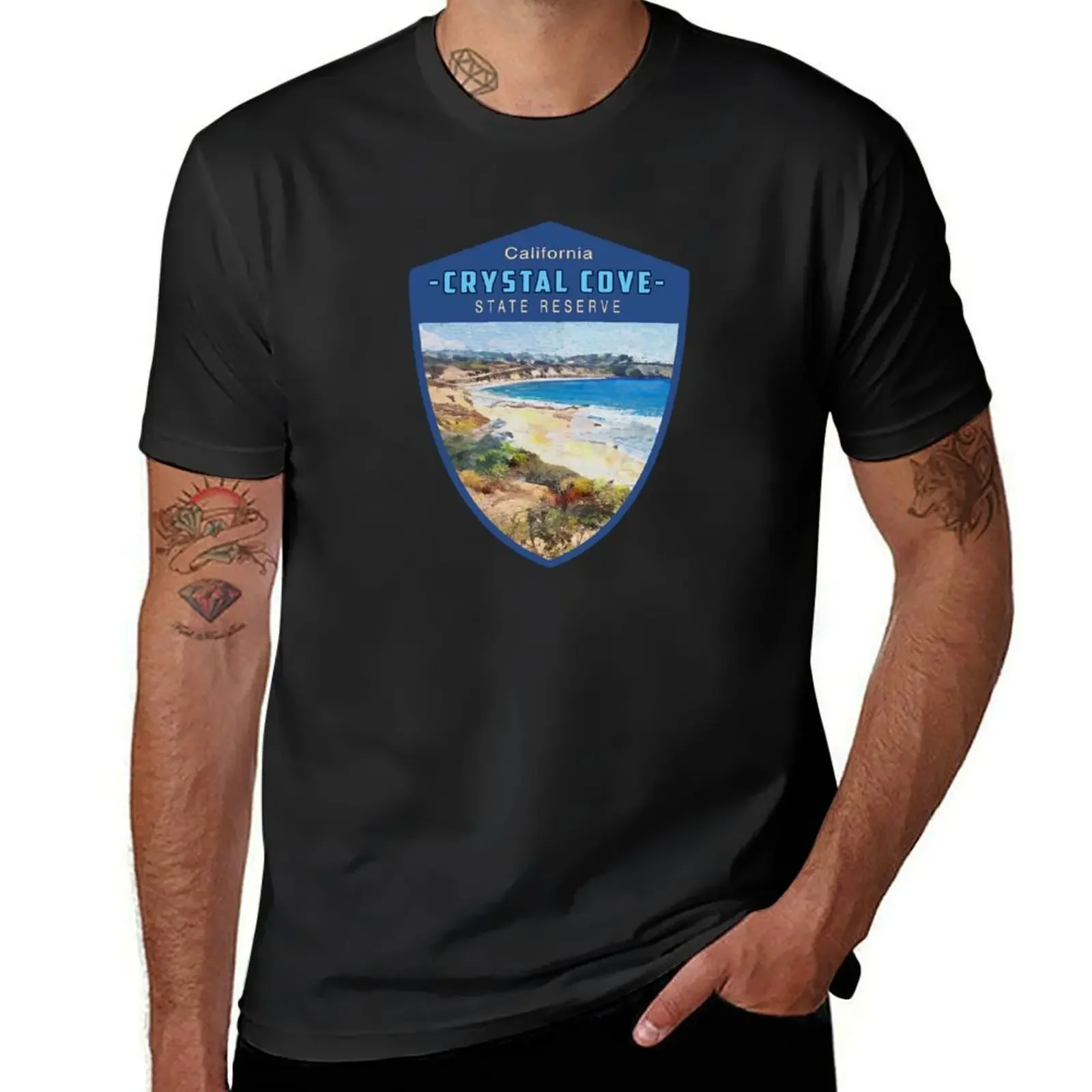 

Pacific Ocean Beach Crystal Cove State Park California T-Shirt Personalized t-shirt basketball graphic tees Men's clothing