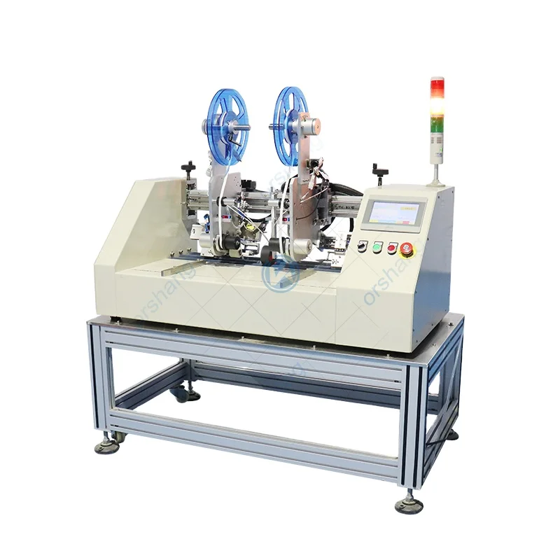 Orshang Electric Double-Sided Adhesive Labeling Machine Semi-Automatic A4 Paper Envelope Colour Box Core PLC Motor Wood Case