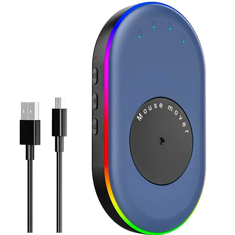 Virtual Mouse Jiggler Mouse Movement Simulator With Switch For Computer Awakening Keeps PC Active Mouse Mover Device