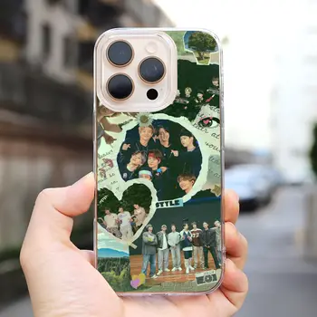 1個KPOP BTS手機殼,磁吸式設計,適用於iPhone 16/14/13/11/12/15 Pro Max/X/XR/XS Plus/SE,柔軟透明TPU材質 8 最佳銷售 BTS iPhone手機殼 - №5