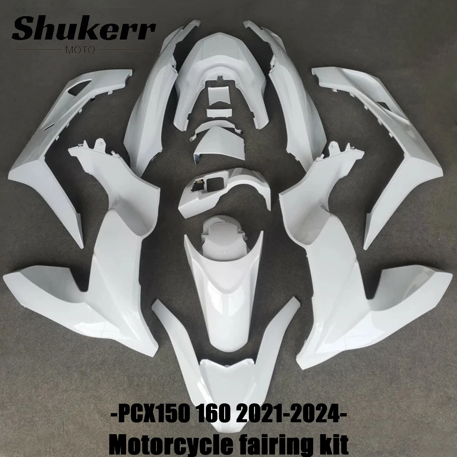

Fit for Honda Pcx150 Pcx160 2021-2024 2022 2023 New Abs Motorcycle Plastic Fairing Kit Injection Mold Bodywork Panel Kit White