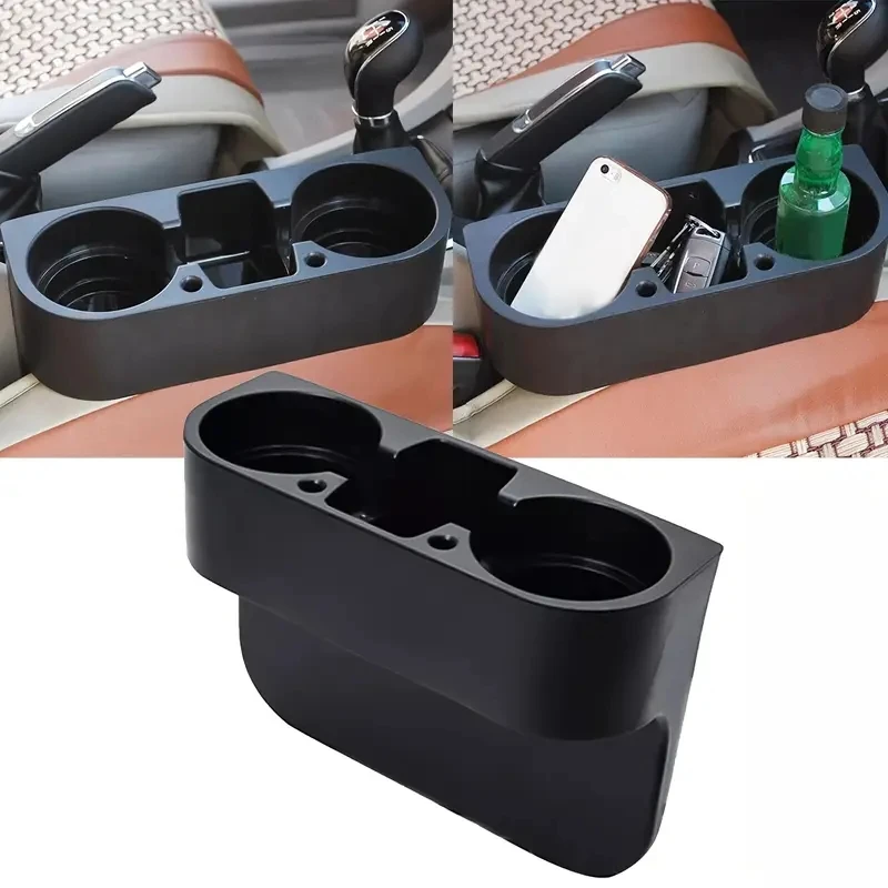Portavasos para coche, portavasos para bolsillo lateral de coche, organizador de relleno de espacio para asiento de coche, taza para asiento de vehículo, soporte para bebidas para teléfono móvil, almacenamiento