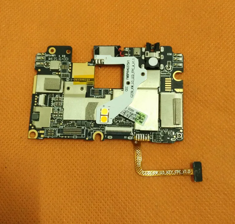 Original Motherboard for UMI Plus, 4G RAM + 32G ROM, 5.5 