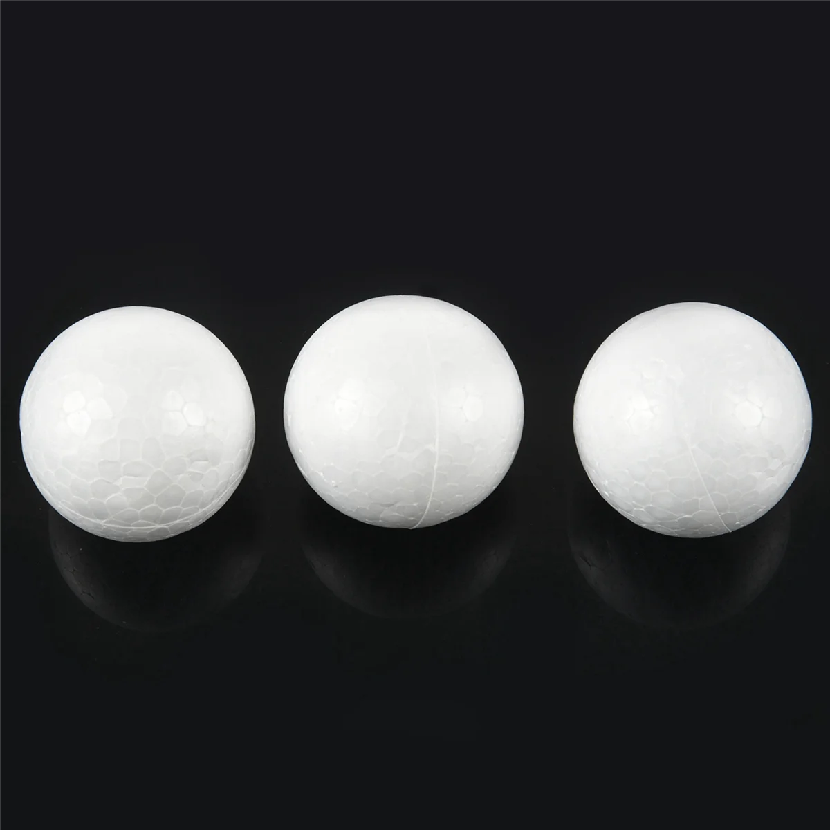 ONCE 40 X Modelling Craft Polystyrene Foam Ball Sphere 6cm---White