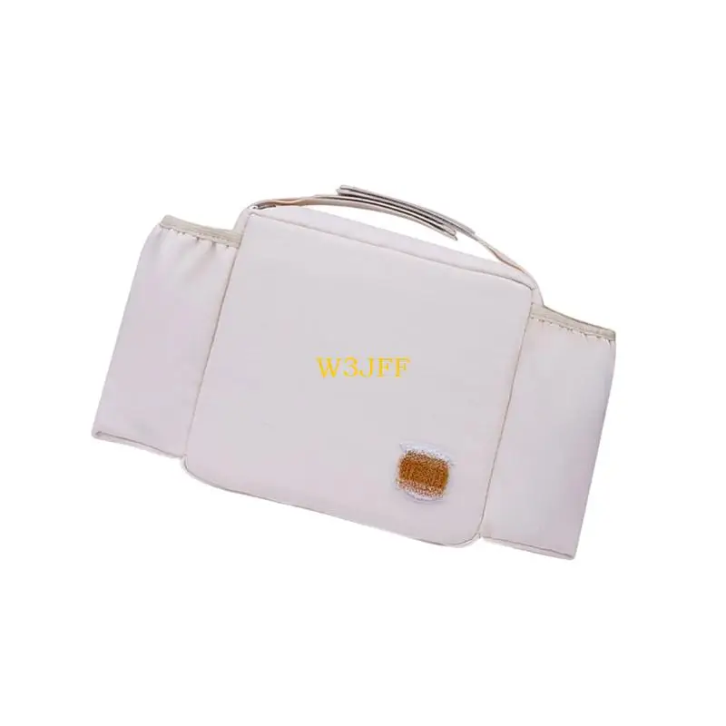 W3JF 스타일리시한 유모차 동반자 정리함 휠체어용으로 고정되는 조절 가능한 스트랩