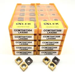 CCMT09T304 CCMT09T308 LK9265 Carbide Inserts Internal Turning Tools CNC Lathe Tools High Quality Turning Insert Cutting Tools