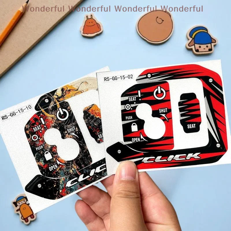 

1PC Clip 125i Scooter/Motorcycle Keyhole Protector, Decorative & Waterproof Decal