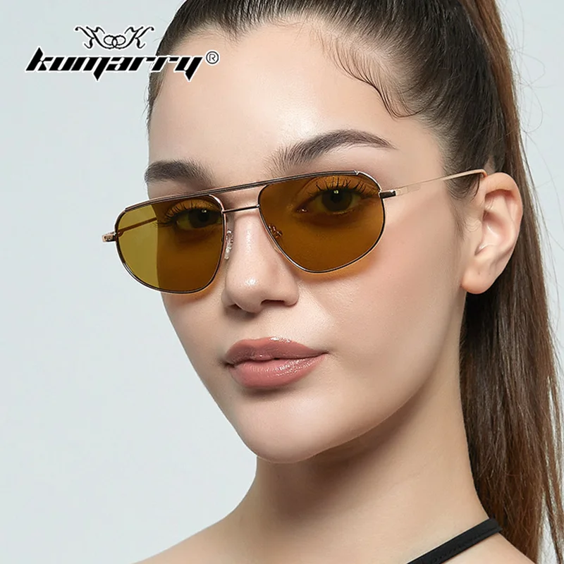 

Vintage Women Sunglasses Double Beam Sun Glasses For Men Brand Designer Sunglass Alloy Outdoor Y2k Fashion Eyewear gafas UV400