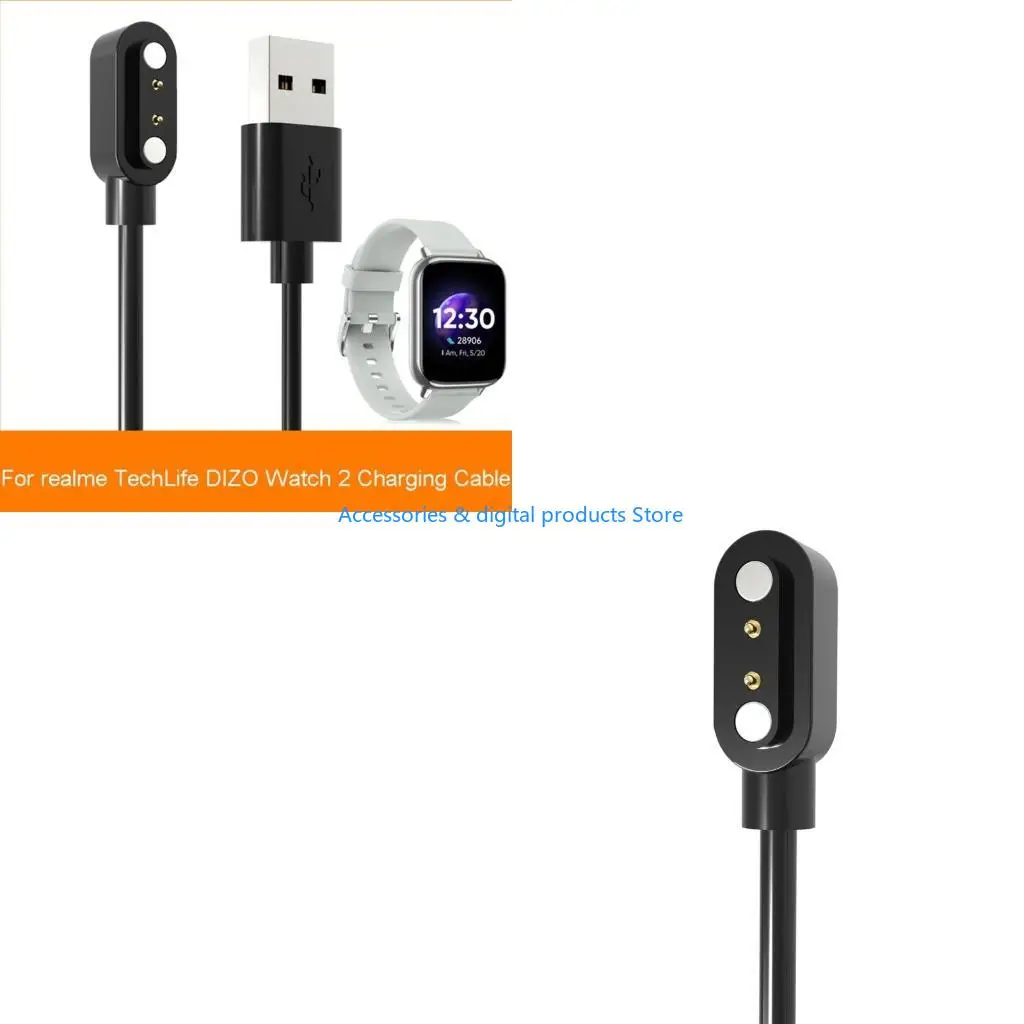 77JD Charging Cord Smartwatch Power Bracket Adapter for DIZO Watch 2