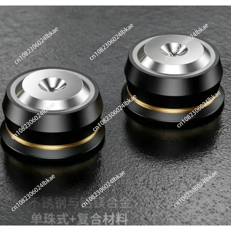 Audio amplifier dac vibration dampening feet - stainless steel single ball anti-vibration isolation pads