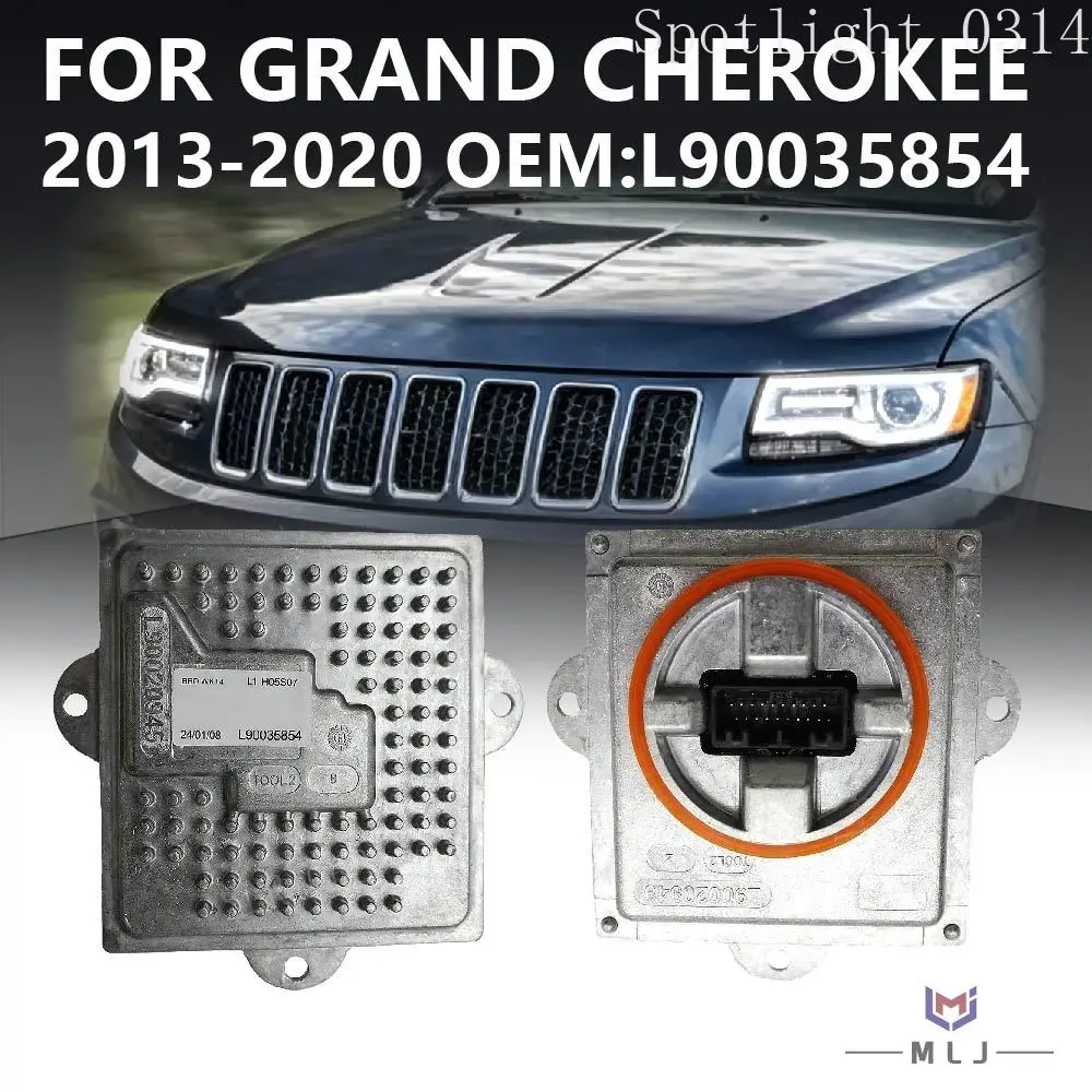 L90035854 For 2013-2020 Jeep Grand Cherokee Headlight Ballast Computer Driver Module LED DRL Angel Eye Unit Car Accessories