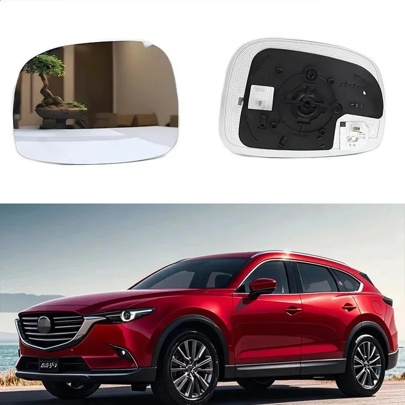 Heated Side Mirror Glass With Blind Spot Monitoring For Mazda CX-5 (2017-2023) And CX-9 (2016-2021) TK71691G1 TK71691G7