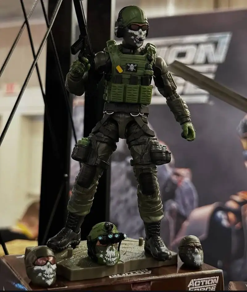 فريق AF Thunder المتوفر: Action Force Wave 6 - الجزء A الجنود، مجسم مفصلي بمقياس 1/12 (هدية قابلة للجمع) #4