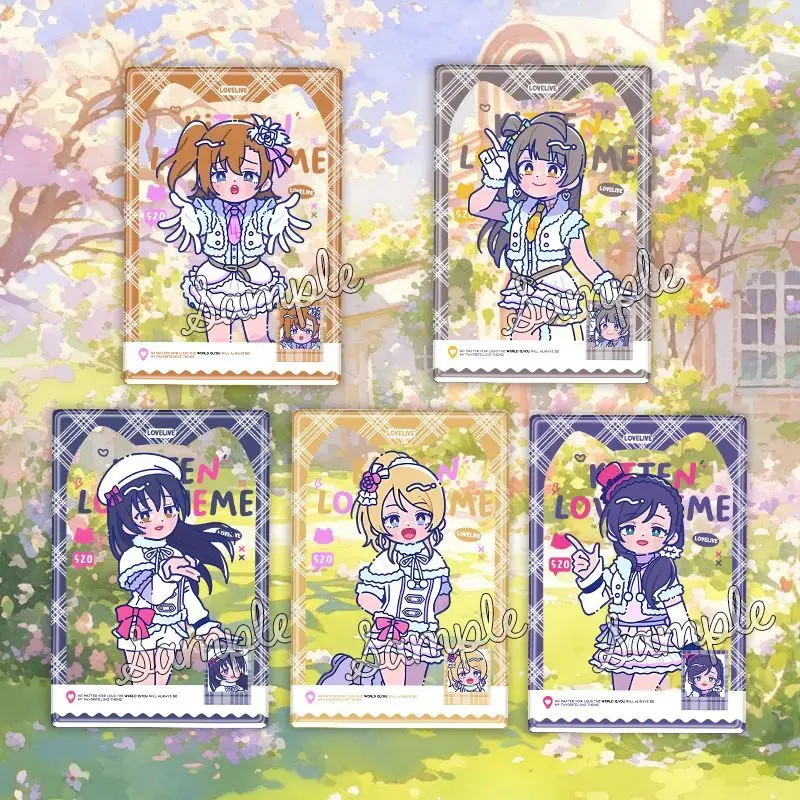 Брелок LoveLive для женщин, прозрачный брелок для карт, брелок для мужчин, брелок с Котори Минами, акриловый брелок с подвеской Сонода Уми, подарок для девочек