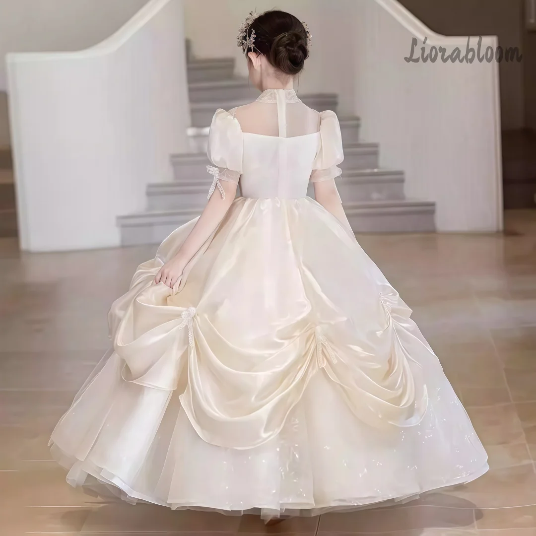 Abiti da sposa per bambine, Abiti da sera eleganti per bambine, Abiti da damigella d'onore, Abiti eleganti raffinati, Abiti da festa per bambine