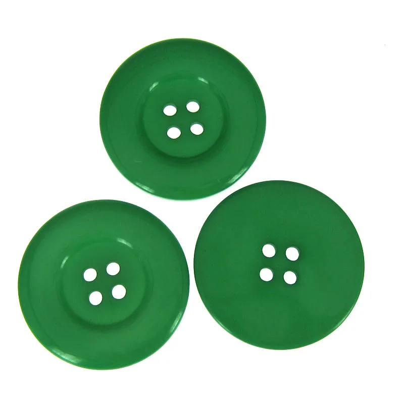 5Pcs 4-Holes Resin Large Buttons Round Button For Clothing Coat Sewing Accessory Craft Decoration 1.5\