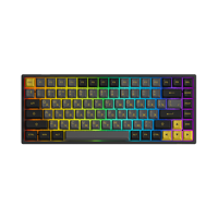 Akko 3084B Plus Black&Gold Russian/English RGB Hot-Swap Wireless Mechanical Gaming Keyboard  Multi-Modes BT 5.0/2.4GHz/Type-C