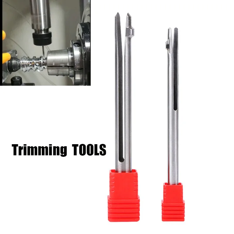 Inner hole deburring and chamfering knife positive and negative burring and reverse scraper chamfering intersection trimming aut