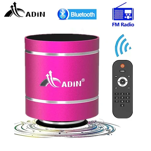 26w 원격 제어 블루투스 진동 스피커 Adin 스피커 Fm 라디오 미니 휴대용 진동 무선 서브 우퍼베이스 사운드 박스