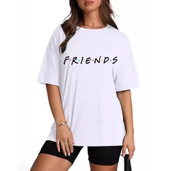 Friend Tv Shows Funny EU Szie Tops Friends Harajuku Y2k T-shirt Fashion Gothic Tee Shirt Women Graphic Tshirt Clothes Femme