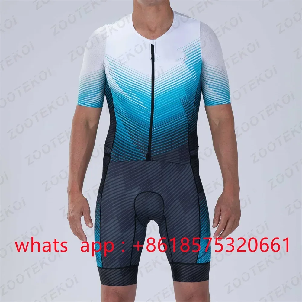 2023 Men Skinsuit Sports Clothing Triathlon Suits Outdoor Cycling Road Bicycle Jumpsuit Clothing Ropa De Ciclismo MTB Team Kit