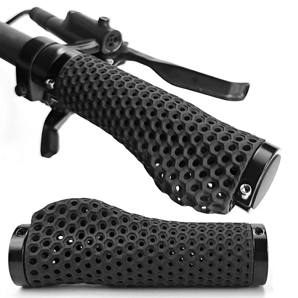 3D Printed Bike Handlebar Grip Shock Absorption Mountain Bike Handlebar Cover Cycling Grip Protector Bicycle Accessories