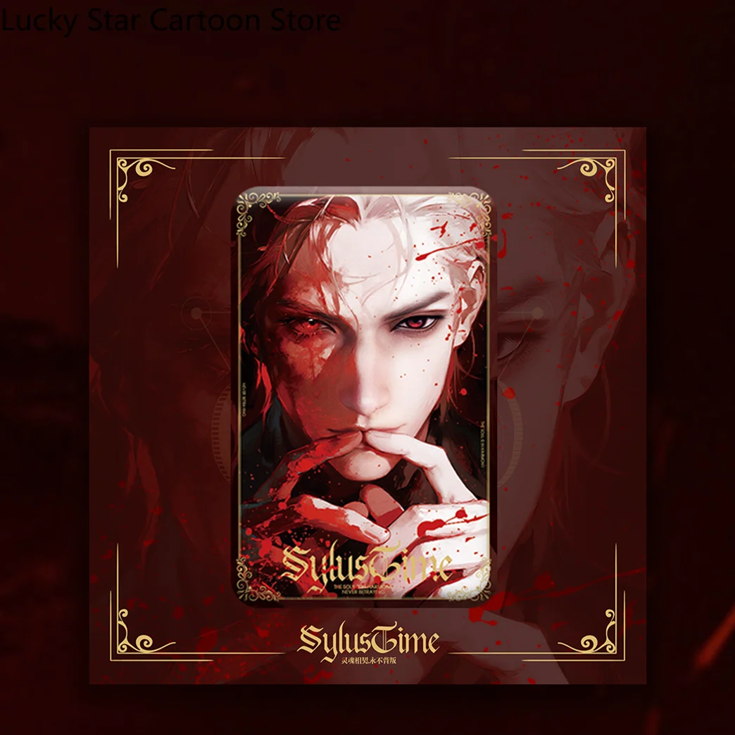 게임 사랑과 심우주 스타일러스 코스프레 반사 아크릴 컬러 용지 만화 레이저 티켓 배지 인스턴트 이미징 카드 할로윈